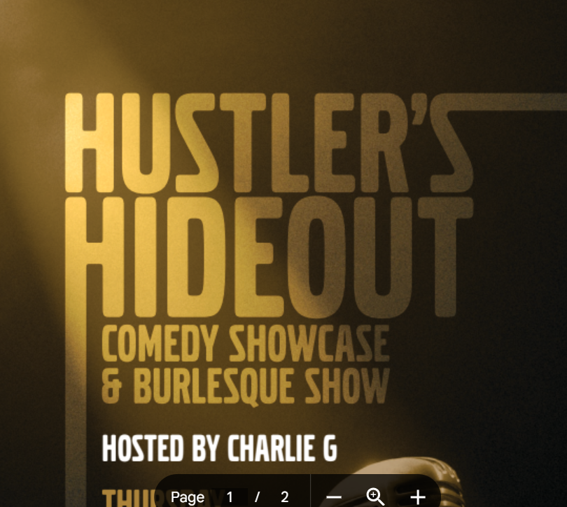 The Hustler Hideout Show