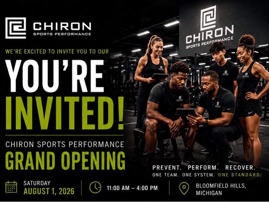 GRAND OPENING: Chiron Sports Performance